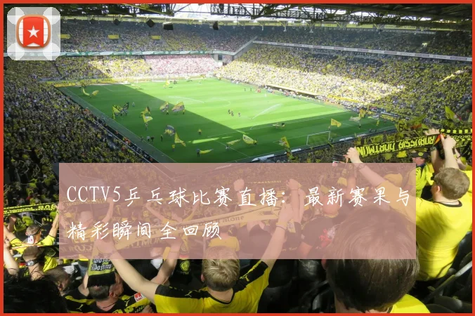 CCTV5乒乓球比赛直播：最新赛果与精彩瞬间全回顾